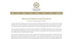 Desktop Screenshot of daytongrandhotel.com