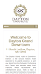 Mobile Screenshot of daytongrandhotel.com
